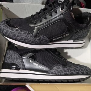 Michael Kors Black and Whitr Sneakers